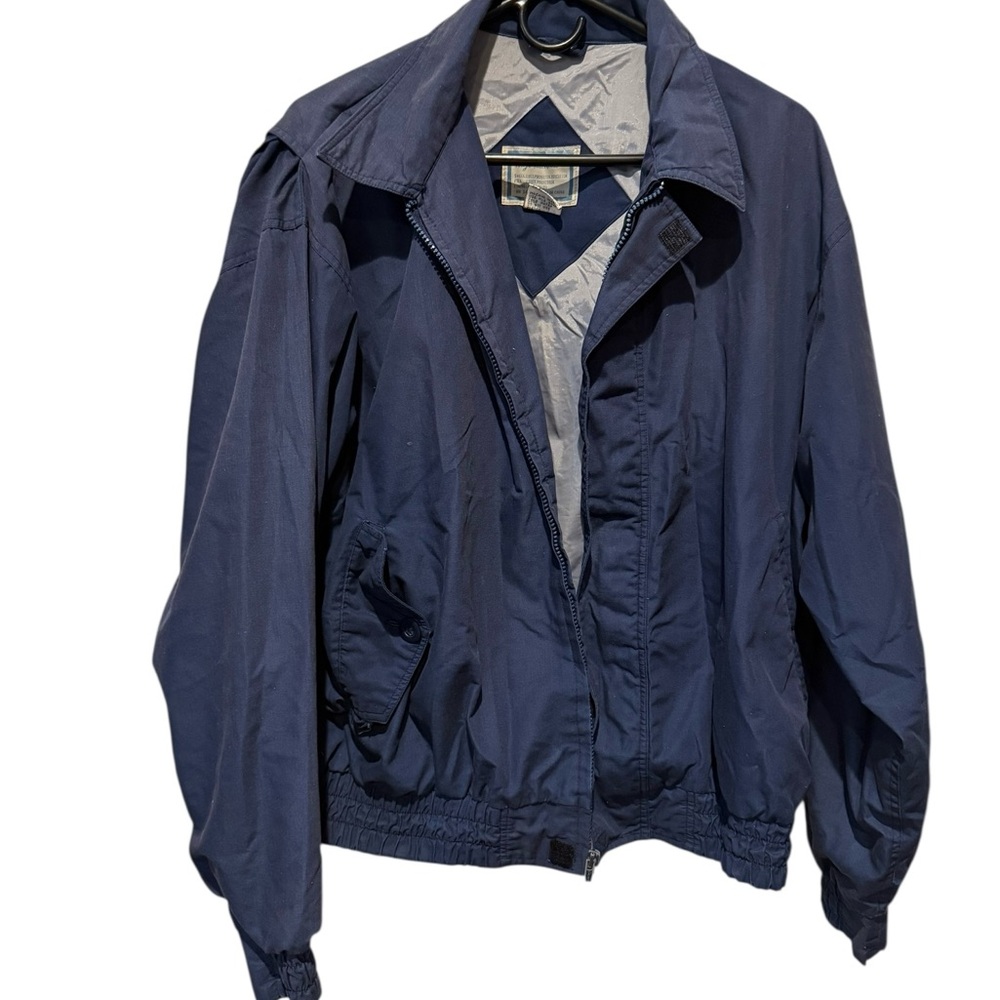 Classic Navy Windbreaker for Men